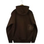 ADWYSD ALWAYS SMALL EMBROID @SUN HOODIE BROWN
