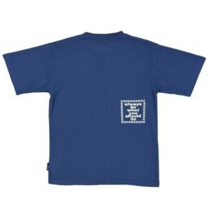 ADWYSD ALWAYS SURF SCRIPT WAFFLE NAVY T SHIRT