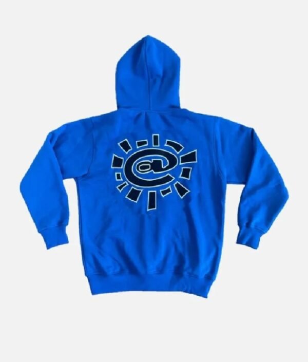 ADWYSD ALWAYS UP ZIP UP HOODIE ROYAL BLUE
