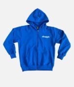 ADWYSD ALWAYS UP ZIP UP HOODIE ROYAL BLUE