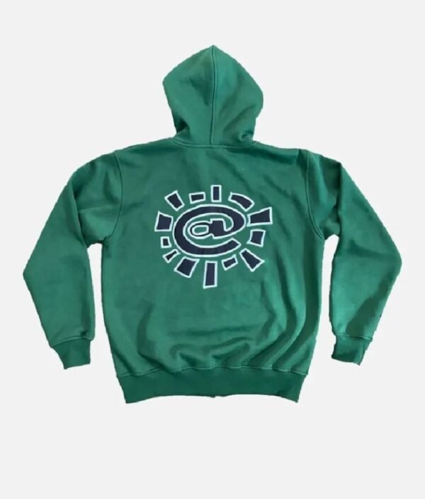 ADWYSD ALWAYS ZIP UP HOODIE GREEN