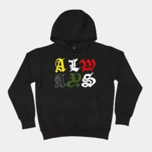 Adwysd Goth Hoodie Black