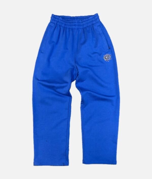 Adwysd No Cuff Blue Joggers