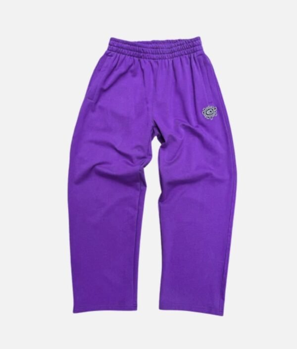 Adwysd No Cuff Joggers Purple