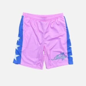 Adwysd PP Beach Court Pink Purple Shorts