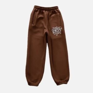 Adwysd Relaxed Brown Joggers
