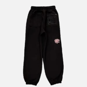 Adwysd Relaxed Joggers Black Red