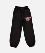 Adwysd Relaxed Joggers Black Red