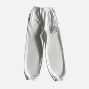 Adwysd Relaxed White Joggers