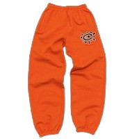 Adwysd Relaxed Embroidered Jogggerr – Orange