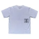BLACK CONCRETE SOLID LOGO @SUN TSHIRT WHITE