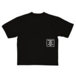 BLUE WHITE LOGO @SUN TSHIRT BLACK