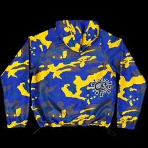 Camo Bandemic Jacket – Yellow/Blue/Brown