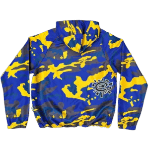 Camo Bandemic Jacket – Yellow/Blue/Brown