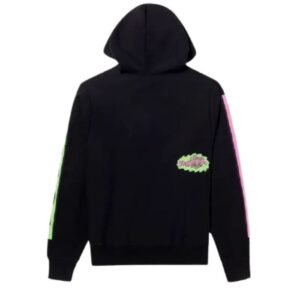 NOAH X ADWYSD ZIP UP BLACK HOODIE