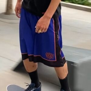 Adwysd Always Court Shorts Royal Blue/Orange