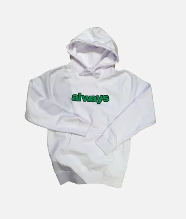 ADWYSD ALWAYS HOODIE WHITE