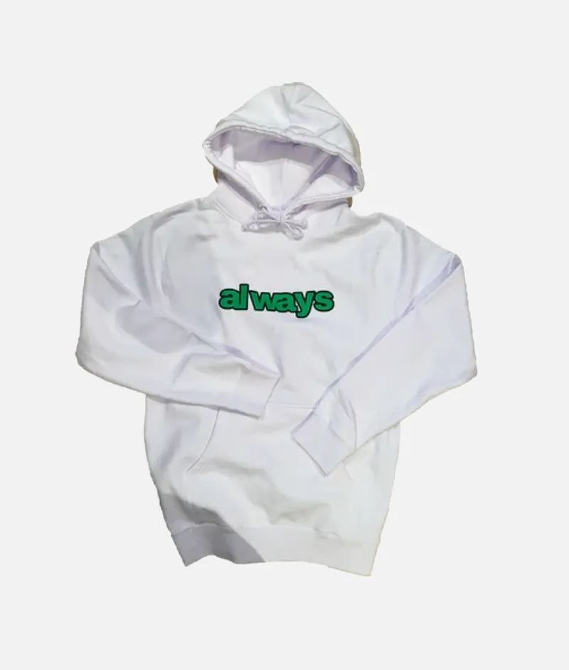 ADWYSD ALWAYS HOODIE WHITE