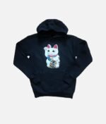 ADWYSD ALWAYS MANEKI NEKO BLACK HOODIE