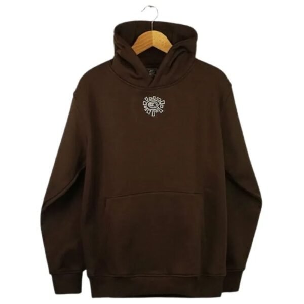 Adwysd Always Small Embroid @Sun Hoodie Brown