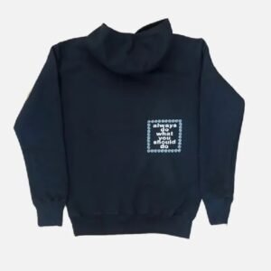 Adwysd Always Maneki Neko Black Hoodie