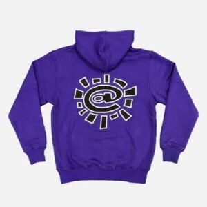 Adwysd Always Up Zip Up Hoodie Purple