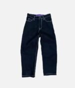 Adwysd Heavy Duty Unisex Denim Jeans Black