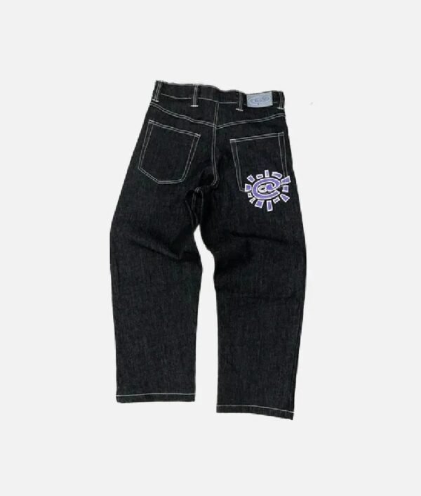 Adwysd Heavy Duty Unisex Jeans Purple