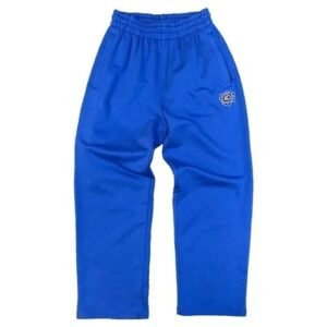 Adwysd Premium No Cuff Blue Joggers