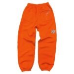 Adwysd Relaxed Embroidery Joggers Orange