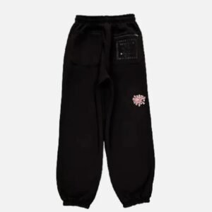 Adwysd Relaxed Joggers Black Red