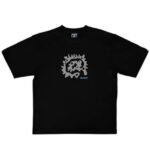 Adwysd Splatter Black T Shirt