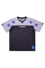 Always Micro Mesh Star Football Jersey Grey / Purple